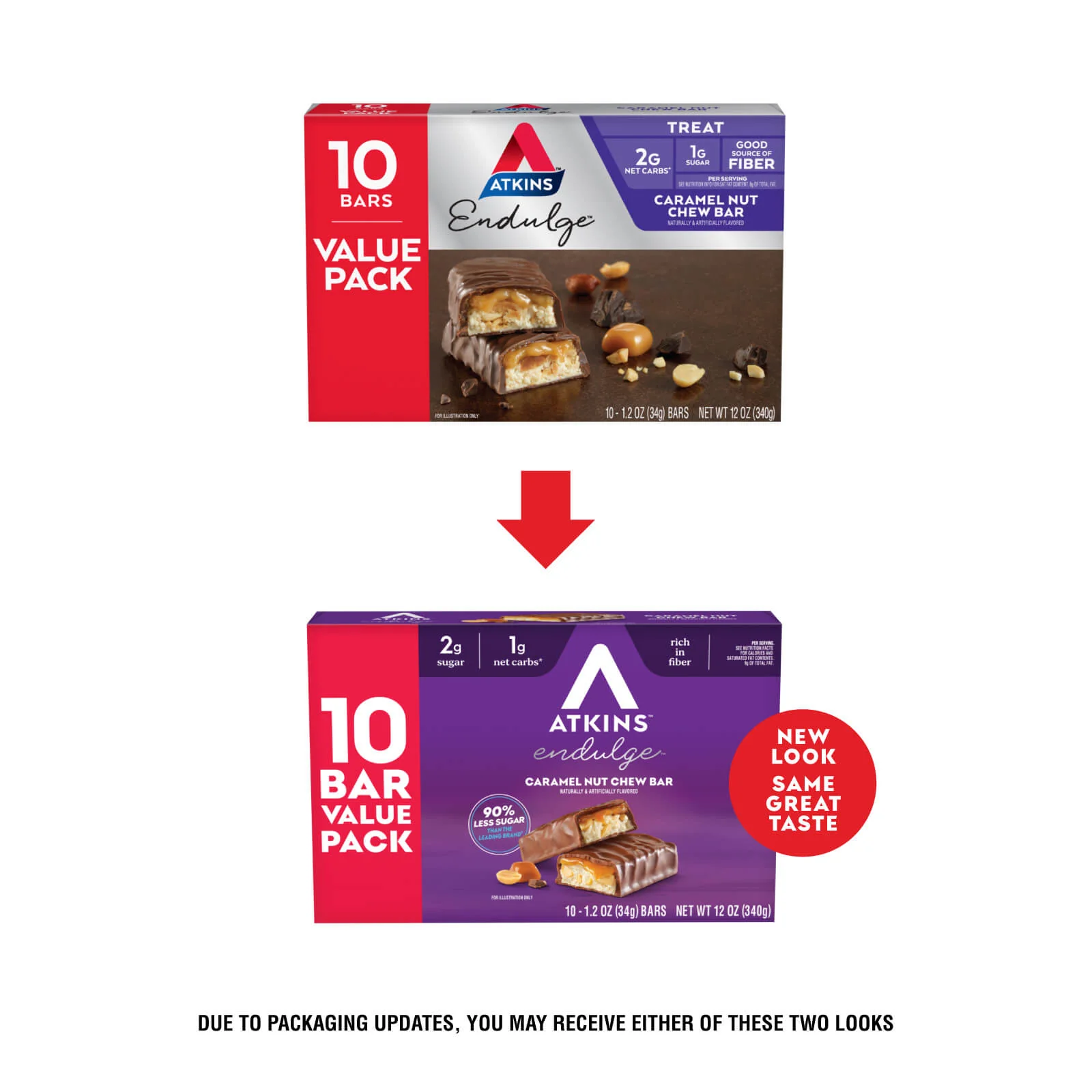 Endulge Caramel Nut Chew Bar Value Pack - Image 5