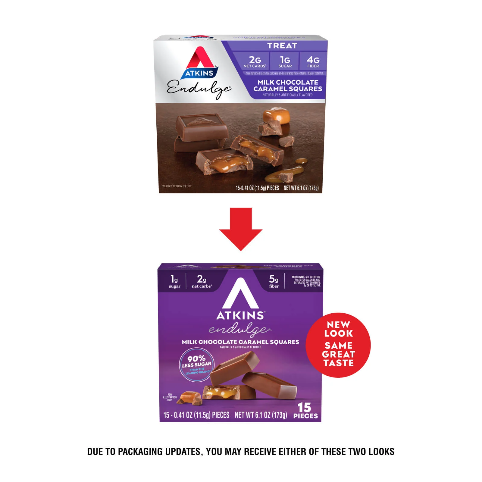 Endulge Milk Chocolate Caramel Squares - Image 6